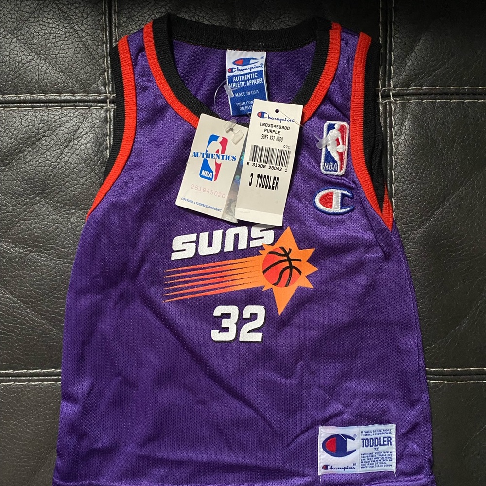 Champion Purple Phoenix Suns #32 Toddler Jersey with Orange & Black Accents